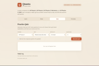 Quanta (AP Physics tutor)
