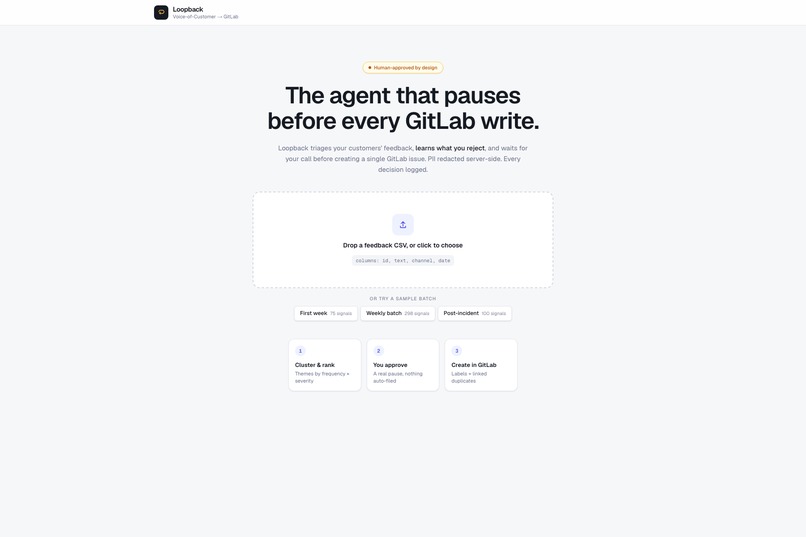 Loopback – screenshot 1