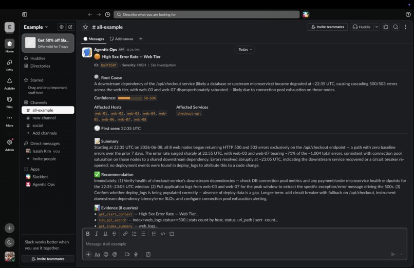 Splunk Agentic Ops – screenshot 6