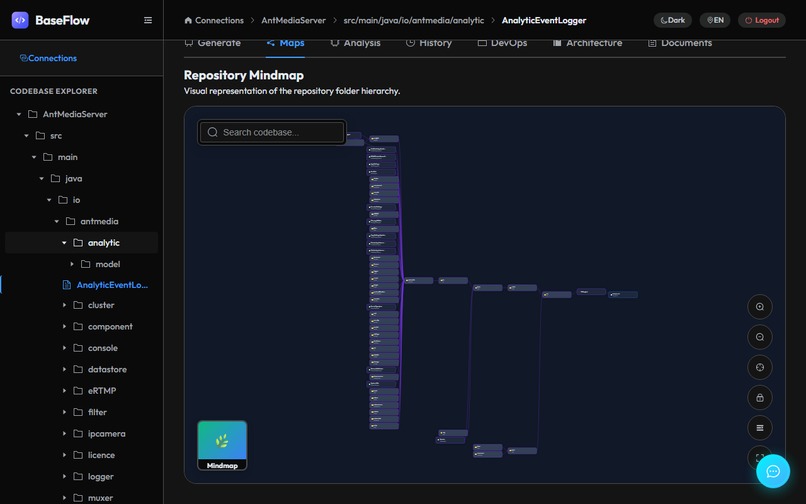BaseFlow - AI-Powered Codebase Architect & DevOps – screenshot 2
