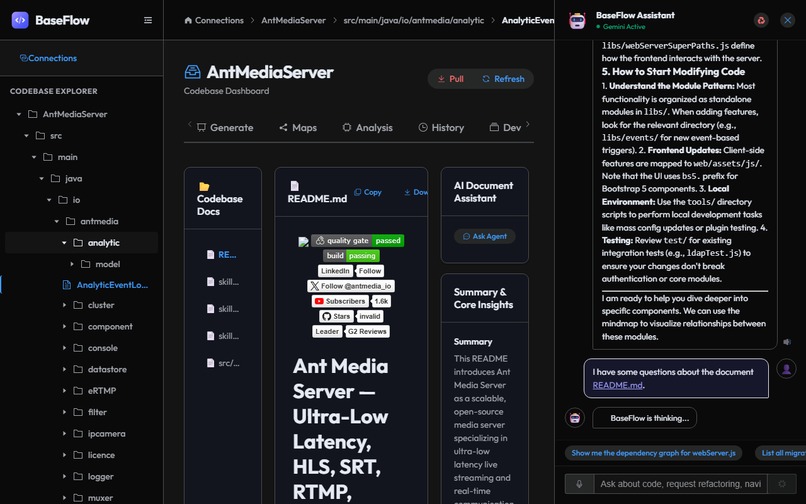 BaseFlow - AI-Powered Codebase Architect & DevOps – screenshot 17