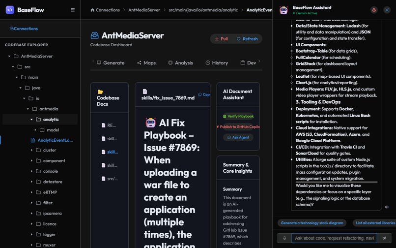 BaseFlow - AI-Powered Codebase Architect & DevOps – screenshot 18