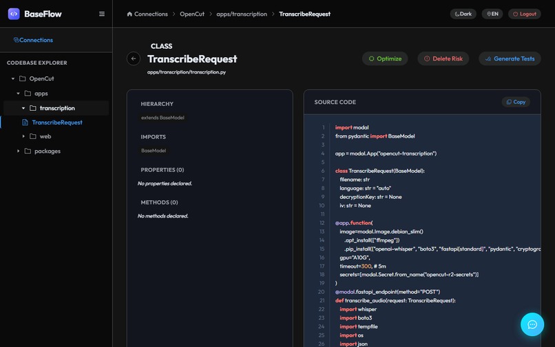 BaseFlow - AI-Powered Codebase Architect & DevOps – screenshot 20