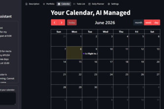 Calendar AI Tool