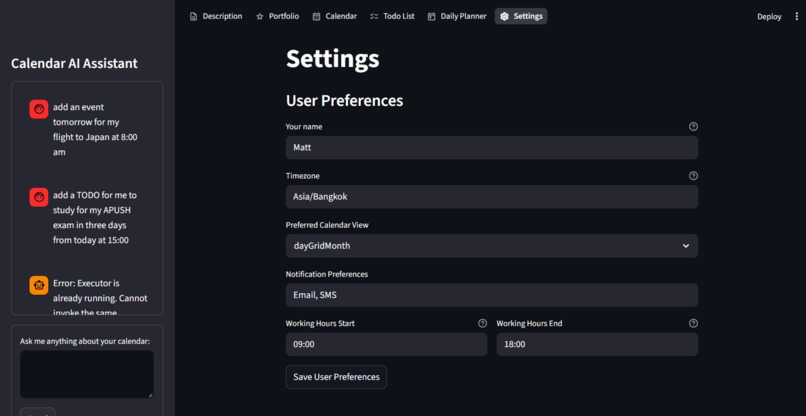 Calendar AI Tool – screenshot 4