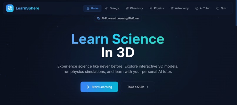LearnSphere – screenshot 1