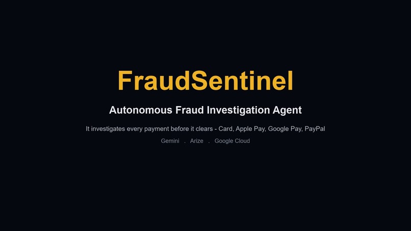 FraudSentinel – screenshot 1