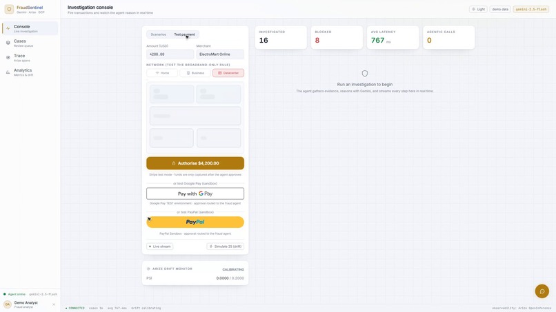 FraudSentinel – screenshot 2