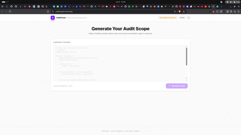 AuditScope – screenshot 2