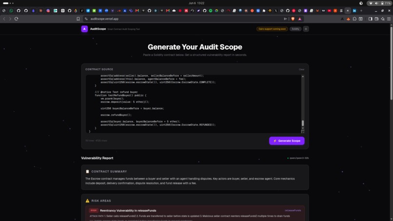 AuditScope – screenshot 3