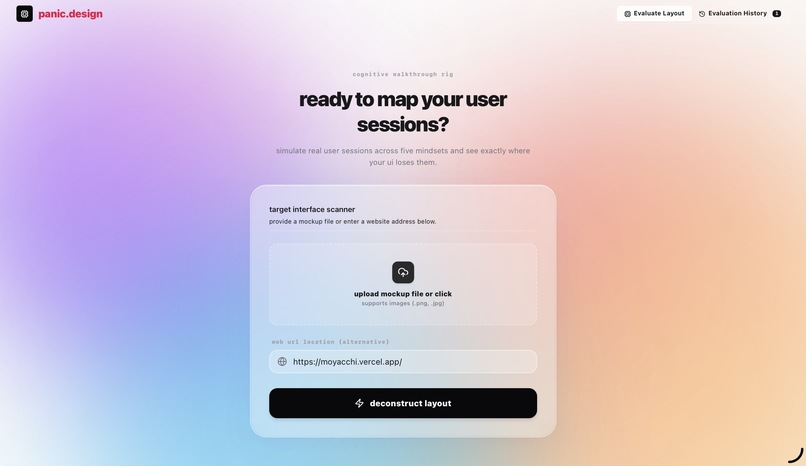 panic.design – screenshot 1