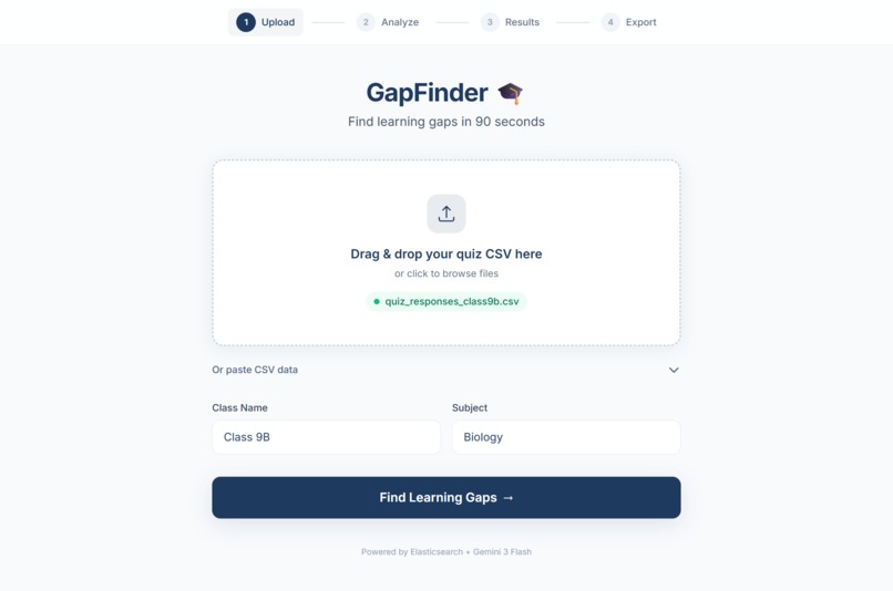 GapFinder – screenshot 1