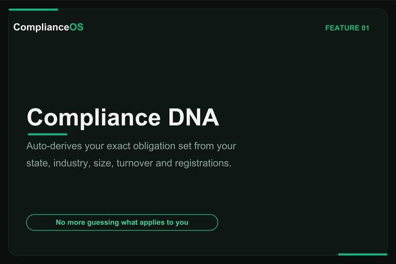 ComplianceOS: AI Compliance Agent for MSMEs – screenshot 1