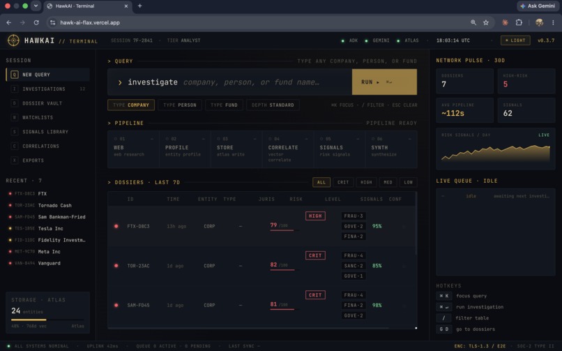 HawkAI – screenshot 1