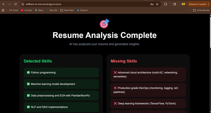 SkillTwin AI – screenshot 4