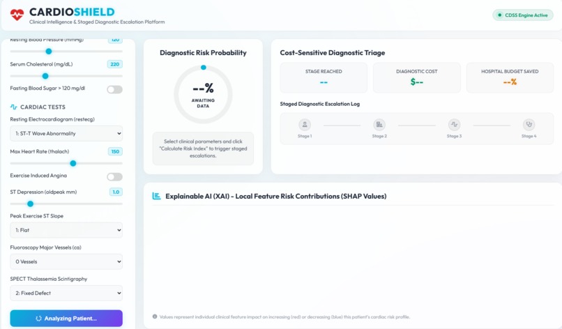 Cost-Aware Explainable AI for Heart Disease Prediction – screenshot 1