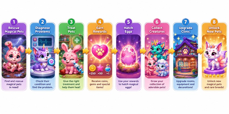 Magic Pets (CREATURE RESCUE & VET ADVENTURE) – screenshot 8