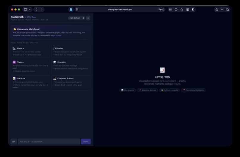 Mathgraph.dev – screenshot 1
