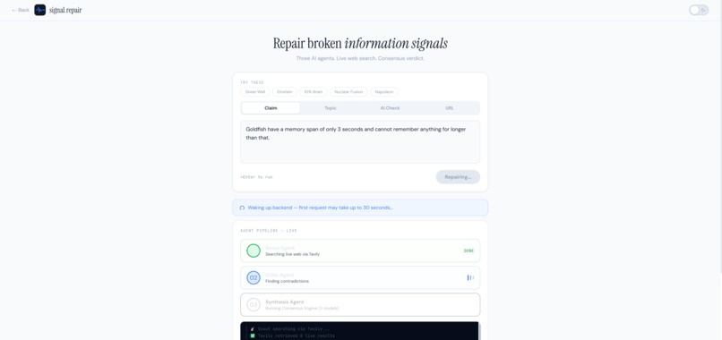 Signal.repair – screenshot 3