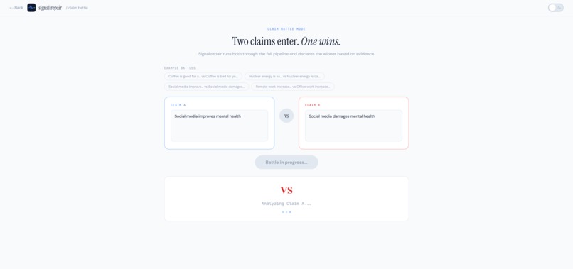Signal.repair – screenshot 8