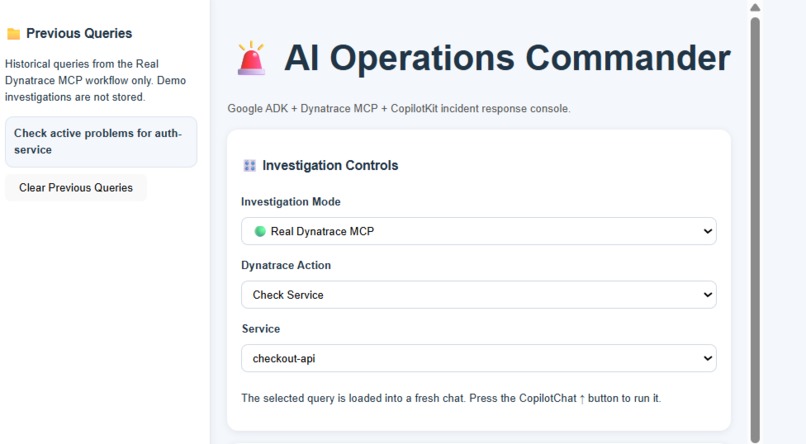 Agent Operations Commander – screenshot 1