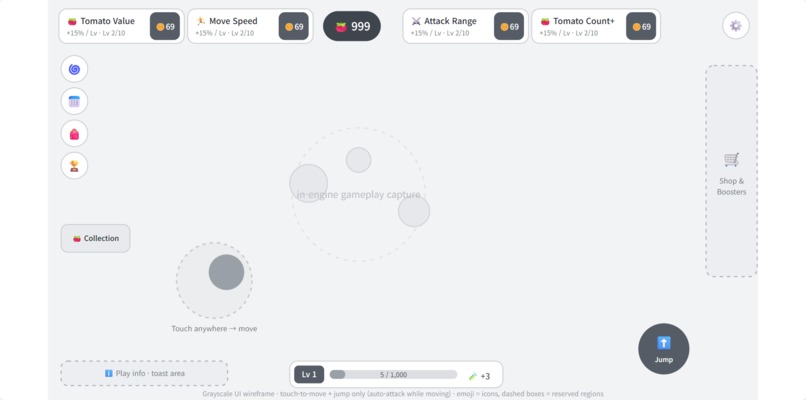 Tomato Splat — An Action-Incremental Simulator – screenshot 2