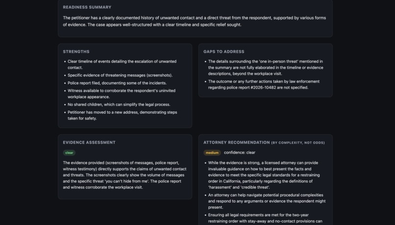 Grounded Legal Agent – screenshot 3