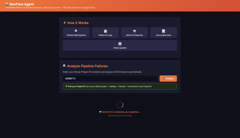 DevFlow Agent – screenshot 2
