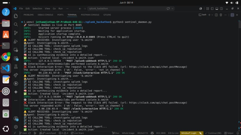 Sentinel-MCP: The Autonomous SOC Orchestrator – screenshot 3