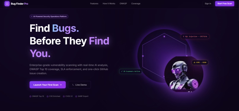 Bug-Finder  – screenshot 1