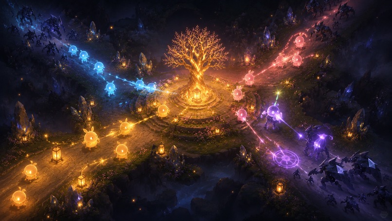 Lumenward — Tame the Light, Hold the Night – screenshot 2