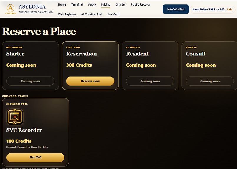 Asylonia.com – screenshot 1