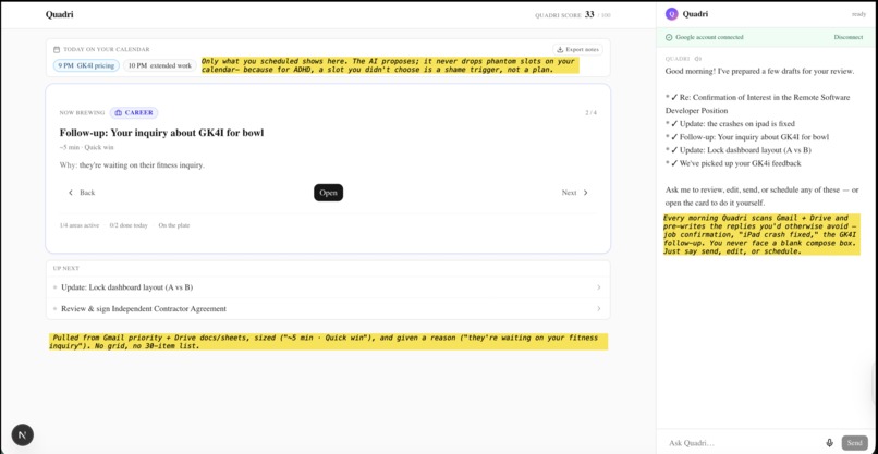 Quadri – screenshot 1