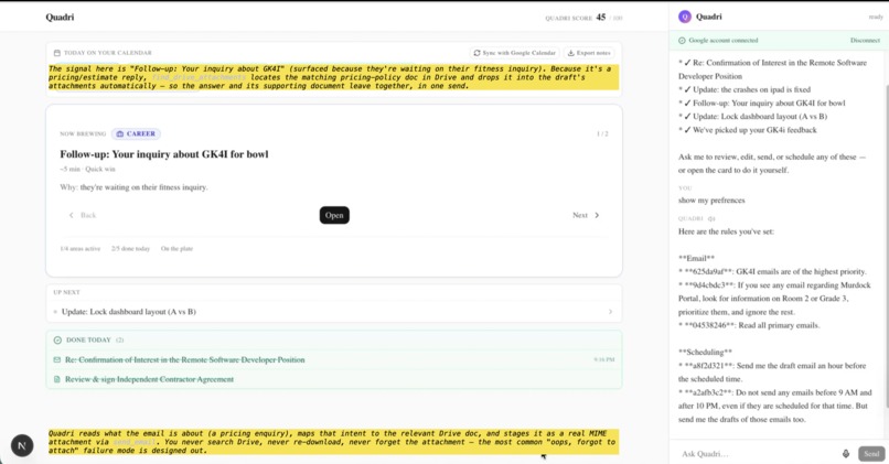 Quadri – screenshot 2