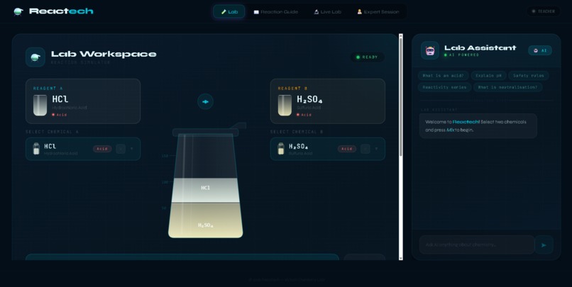 Reactech — Virtual Chemistry Lab – screenshot 1