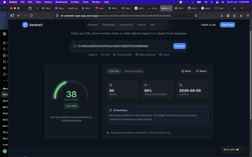 SentinelX – screenshot 2