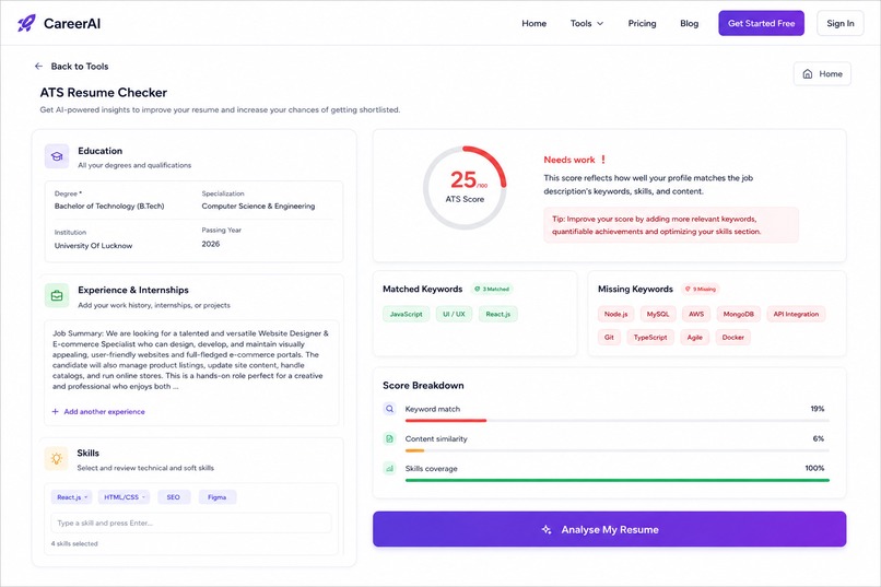 CareerAI – screenshot 3