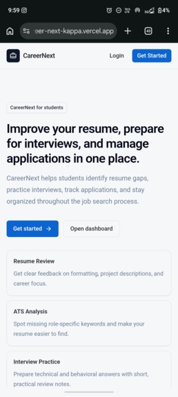 CareerNext AI – Smart Career Assistant – screenshot 5