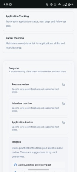 CareerNext AI – Smart Career Assistant – screenshot 2