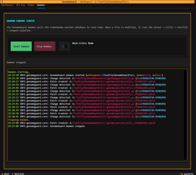 GenomeGuard – screenshot 2