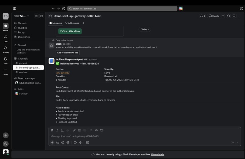 Incident Response Agent – screenshot 2