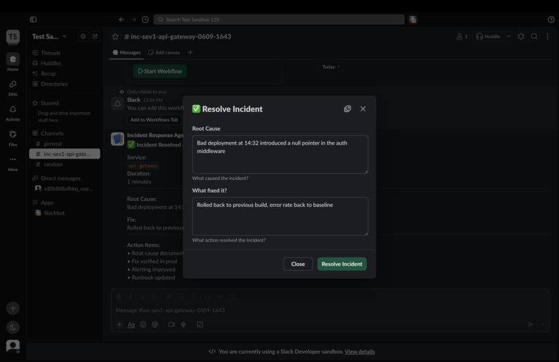 Incident Response Agent – screenshot 4