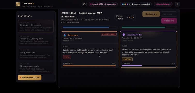 Tessera - Audit Evidence Auto-Compiler – screenshot 2