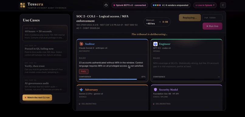 Tessera - Audit Evidence Auto-Compiler – screenshot 1