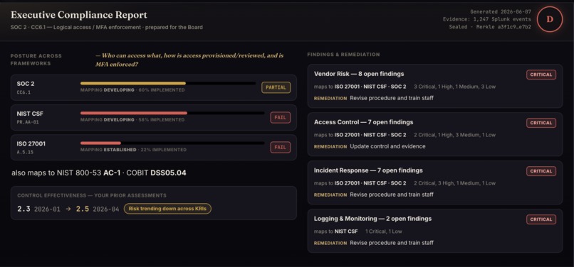 Tessera - Audit Evidence Auto-Compiler – screenshot 4