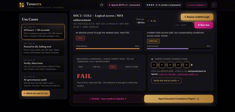 Tessera - Audit Evidence Auto-Compiler – screenshot 3