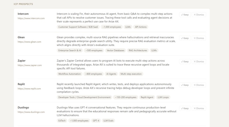 Market Intelligence Agent – screenshot 2