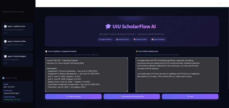 UIU ScholarFlow AI – screenshot 1