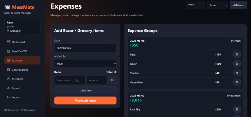 MessMate – screenshot 4