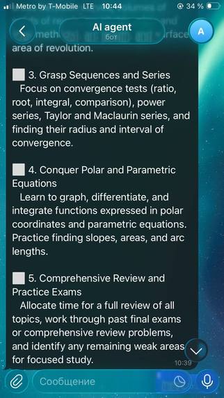 StudyBuddy Agent – screenshot 4